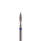 Fresa/Broca de diamante, forma de llama azul 2.3 8mm